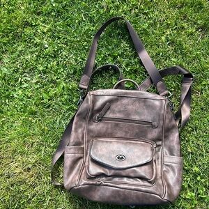 Brown backpack